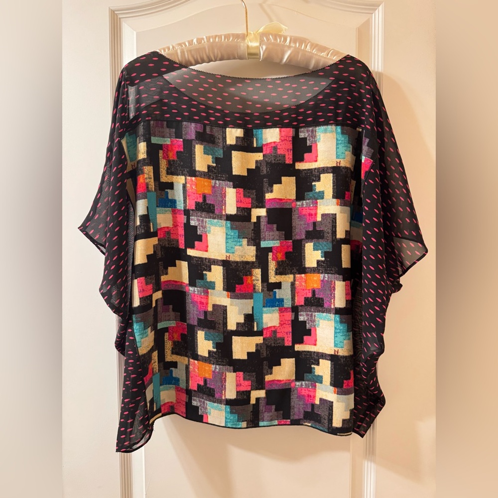 RACHEL Rachel Roy Multicolored  Dolman Sleeve Blouse - Picture 4 of 8
